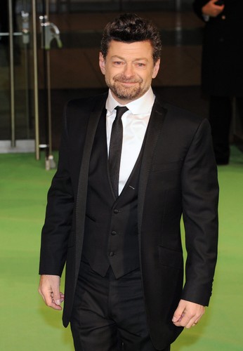 Andy Serkis na premierze 'Hobbita' w Londynie