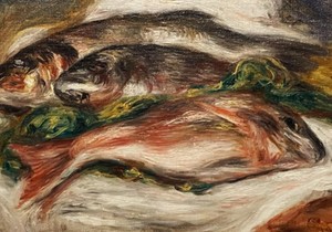 Renoarova slika „Ribe“ procenjena je na šest miliona evra i najvrednija je od tri dela ukradena iz italijanske galerije | Foto: Google/BBC