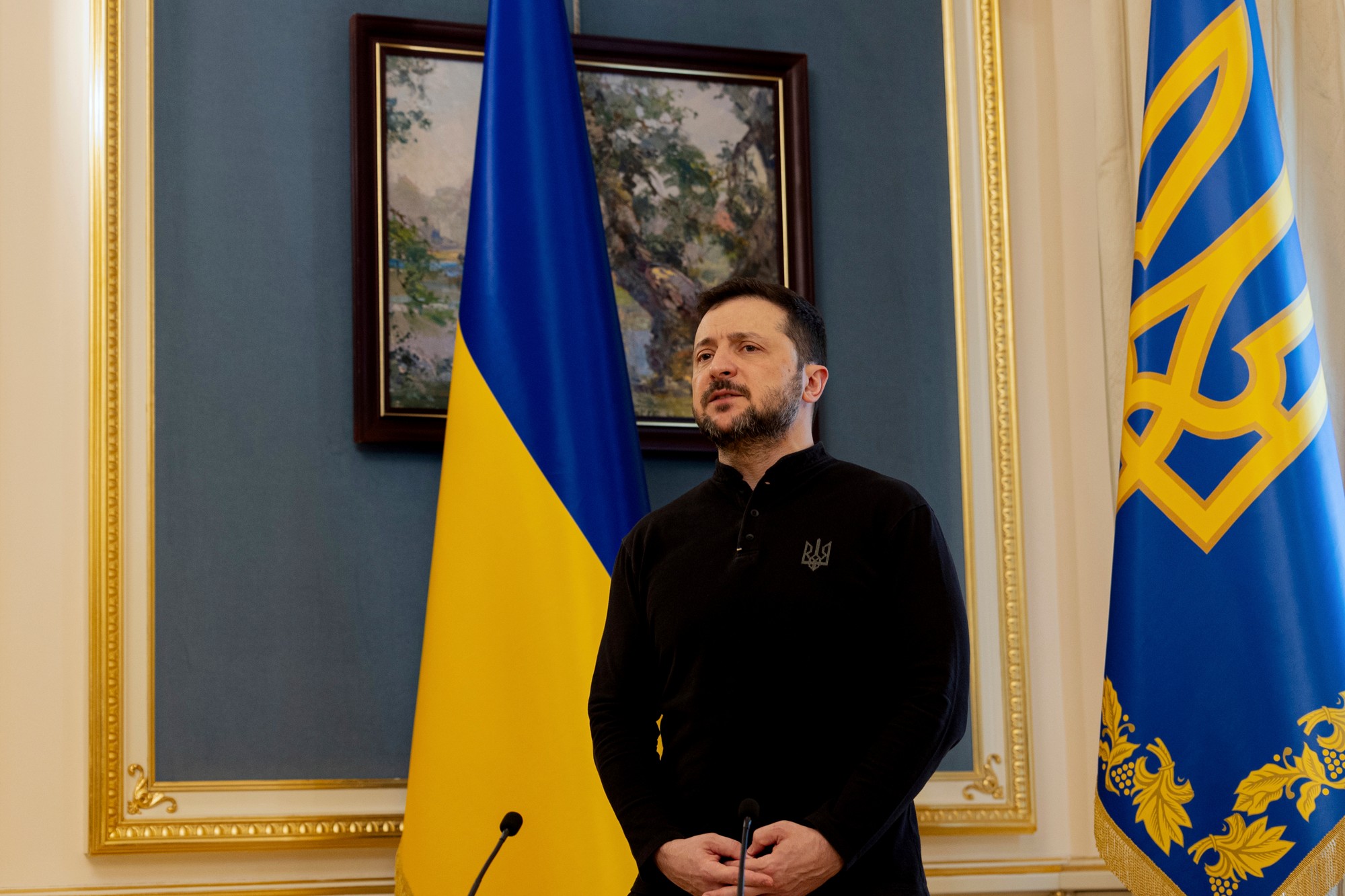 Ukrajinský prezident Volodymyr Zelenskyj.