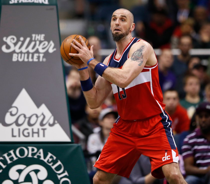 Płaczące dziecko zmotywowało Gortata. Washington Wizards pokonali New York Knicks 119:112