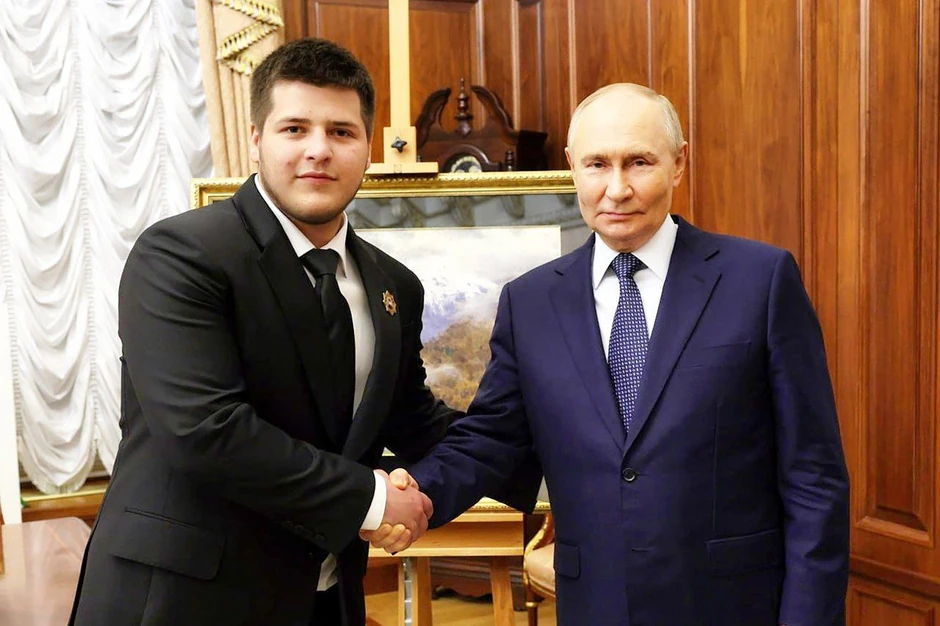 Adam Kadirov i Vladimir Putin