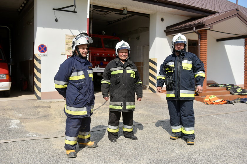 Strażacy z OSP w Helenowie 