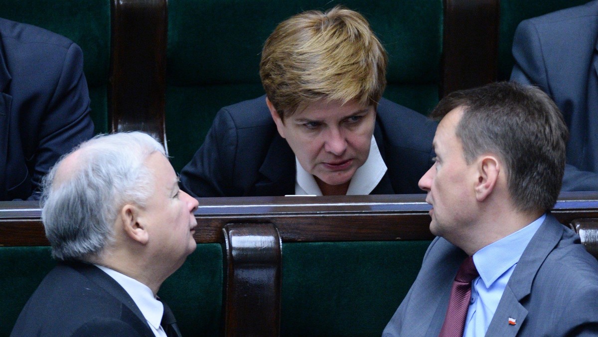 Jarosław Kaczyński, Beata Szydło, Mariusz Błaszczak