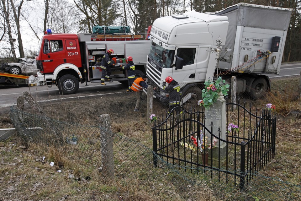 Wypadek na drodze krajowej nr 19