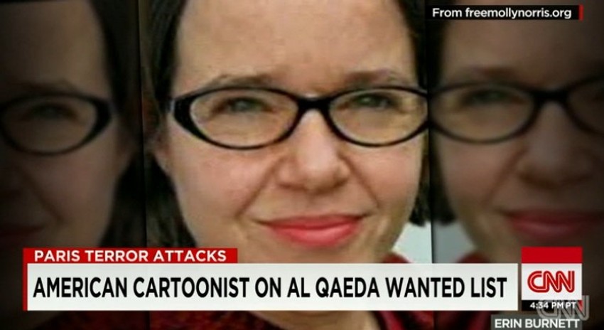 Njena karikatura je podstakla druge ljude da objavljuju Propovednikove slike na Internetu