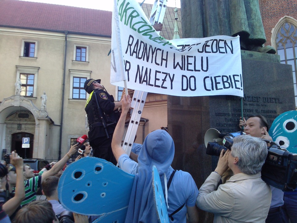 Protest ws. krakowskiego Zakrzówka