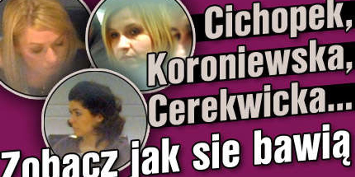 Cichopek, Koroniewska, Cerekwicka - zobacz jak bawiły się gwiazdy