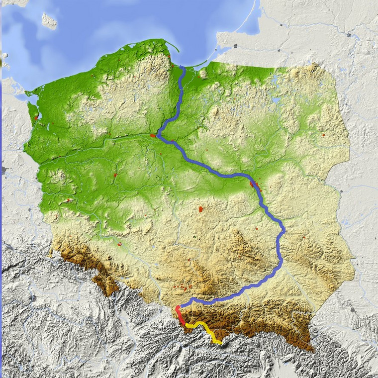 Poland Trek - mapa
