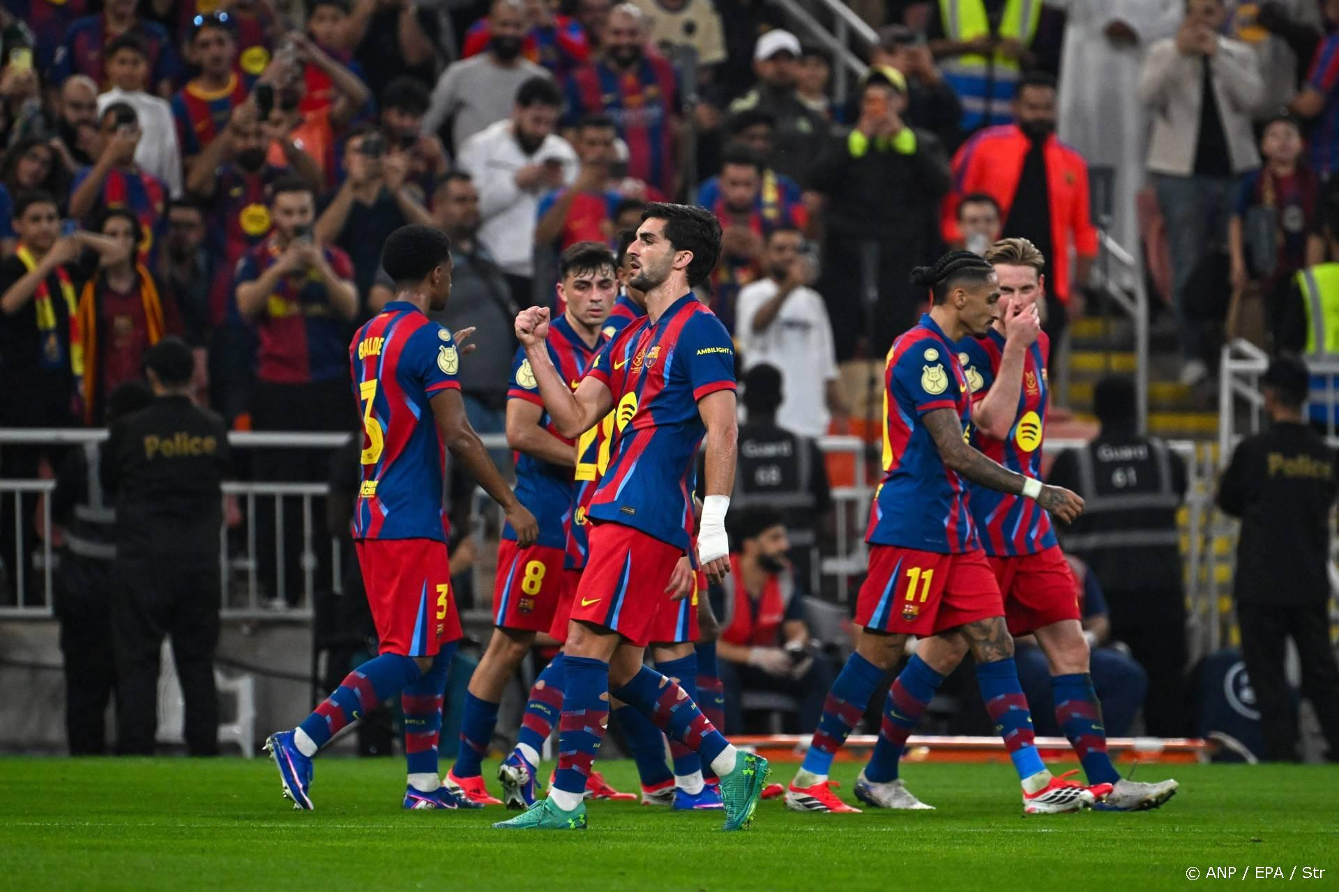 5-0: Barcelona walst over Athletic en bereikt de Supercup-finale