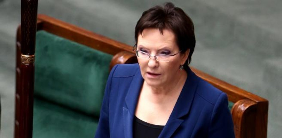 Marszałek Ewa Kopacz podczas posiedzenia Sejmu. Fot. PAP/Tomasz Gzell