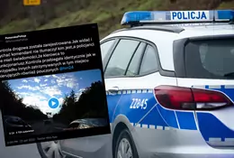 Komendant policji jechał kontrbuspasem. "Zagapiłem się". Opublikowano nagranie z interwencji