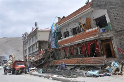 Wydarzenia 2010: trzęsienie ziemi w Chinach, fot. AFP