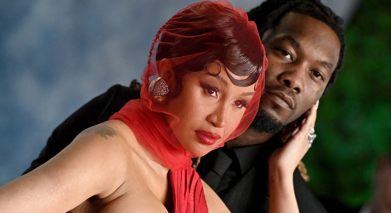 Cardi B and Offset unfollow each other, which reignites rumors of a divorce.