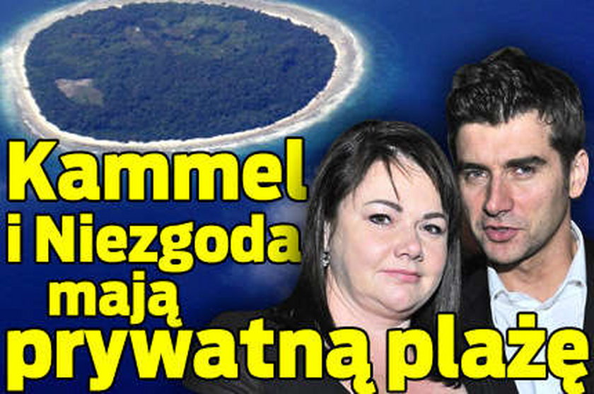 Kammel i Niezgoda mają prywatną plażę