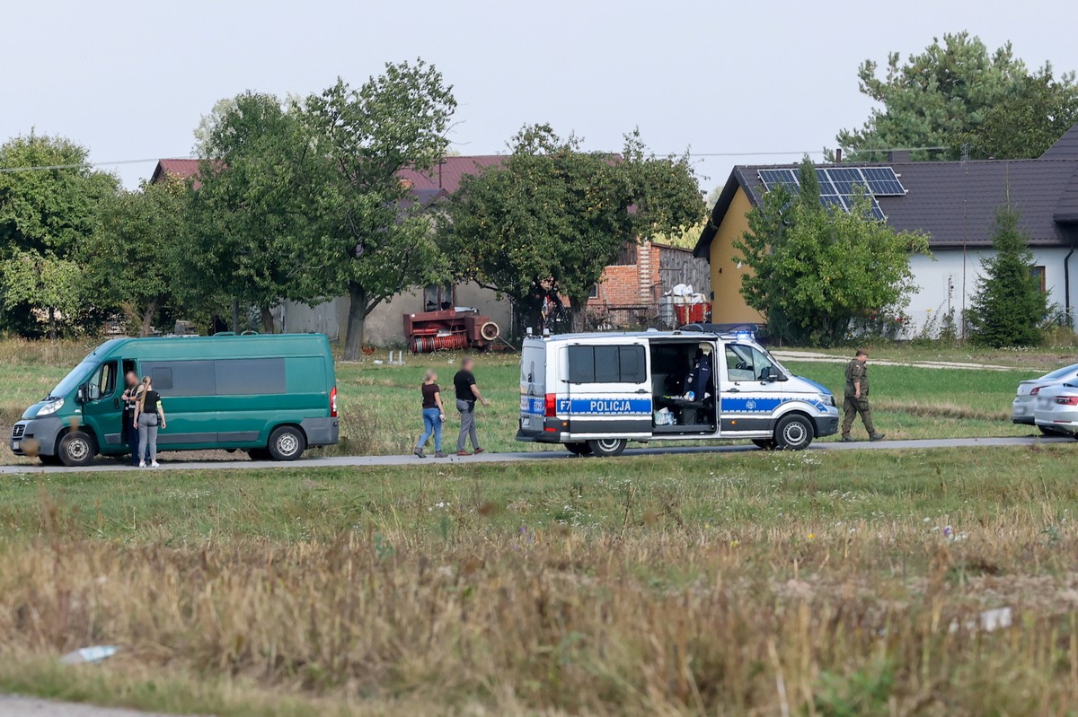 okolice miejsca upadku drona