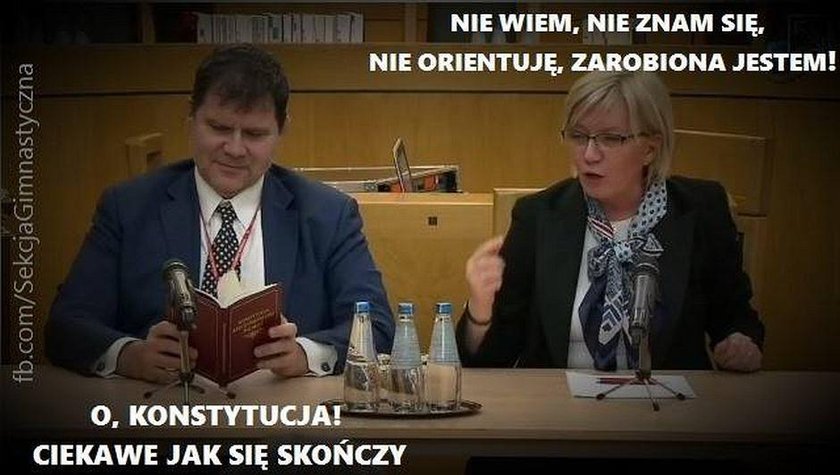 Prawicowe media nagrodziły prezes TK. Internauci nie mają litości. Memy