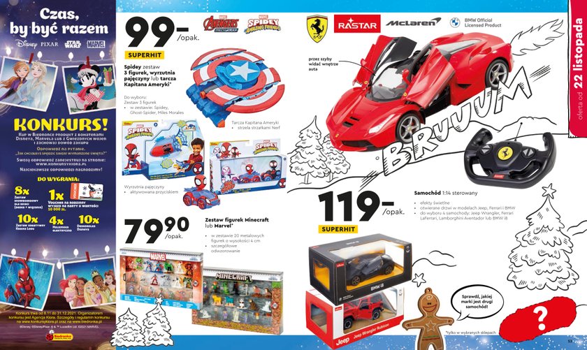 Katalog Biedronki z zabawkami na święta Bożego Narodzenia