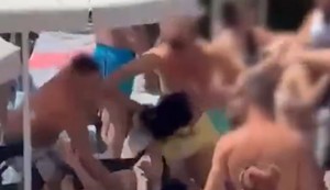 Tuča na bazenu u Kataloniji
