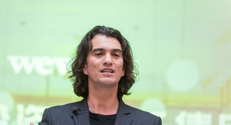 Adam Neumann, CEO of The We Company.
