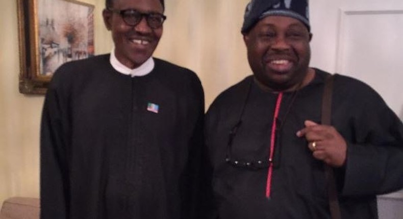 President Muhammadu Buhari & Dele Momodu