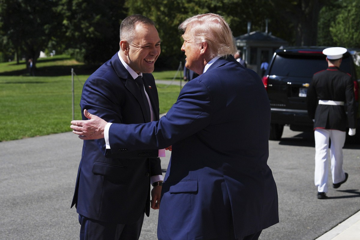 Karol Nawrocki i Donald Trump