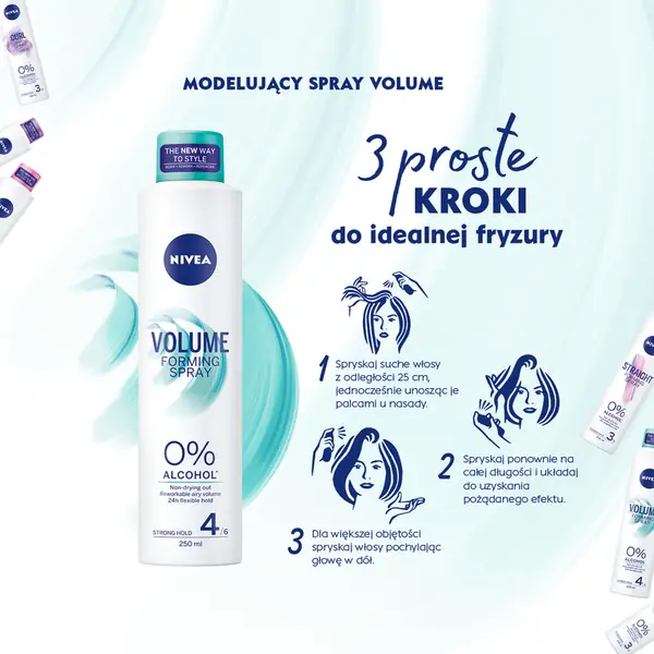 Modelujący Spray Volume - 3 kroki do idealnej fryzury