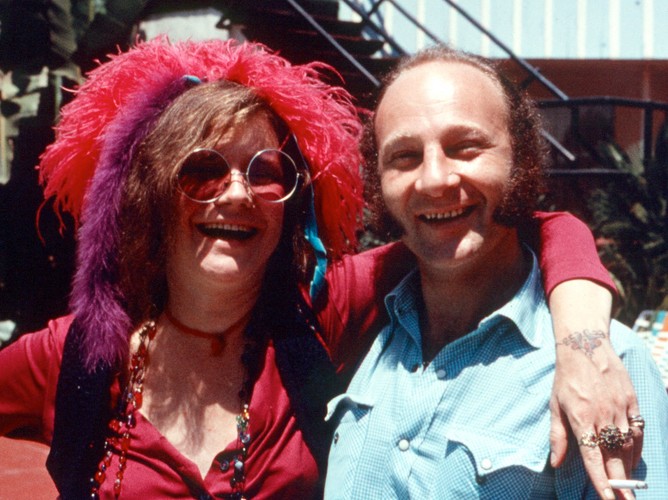 Janis Joplin i producent Paul Rothschild