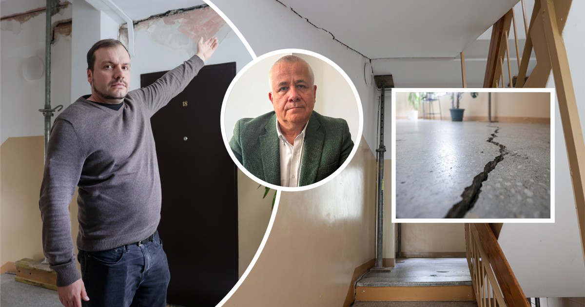 Ursynów: Mieszkańcy bloku w strachu przed katastrofą budowlaną
