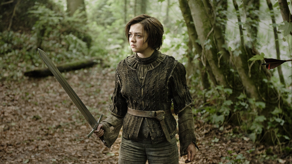 Maisie Williams jako Arya w serialu "Gra o tron"