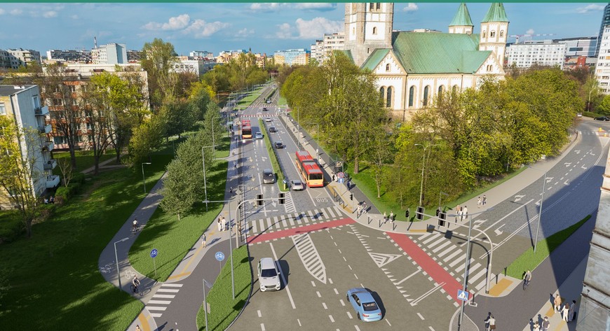 Tak ma wyglądać po przebudowie okolica kościoła pw. św. Karola Boromeusza