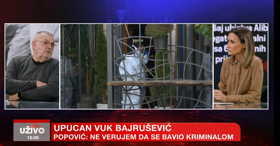 Žarko Popović, Blic uživo