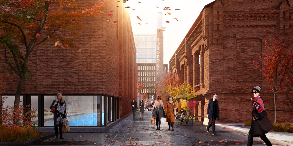 Prace budowlane w Monopolis rozpoczną się w drugiej połowie tego roku. W pierwszym etapie zostaną odrestaurowane i zaadaptowane do nowych funkcji historyczne budynki dawnego Monopolu Wódczanego. Zrealizowane zostaną nowoczesne biura w dawnym gmachu postindustrialnym, a także inne miastotwórcze funkcje. Budynek M1, podobnie jak pozostałe zrewitalizowane przestrzenie Monopolis, zostanie oddany do użytku w drugiej połowie 2018 roku. W kolejnych etapach powstaną budynki M2 i M3. Zostaną ukończone odpowiednio w 2019 i 2020 roku.