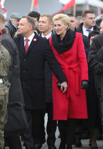 Andrzej Duda i Agata Kornhauser-Duda