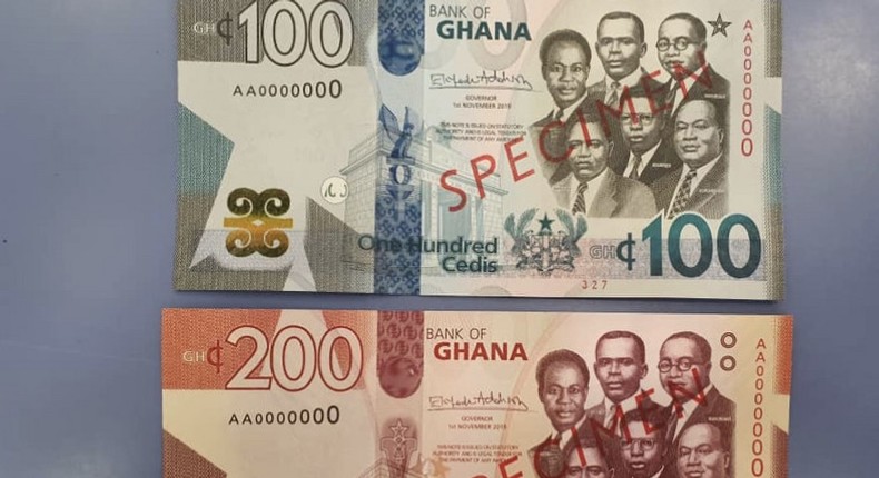 The new cedi notes