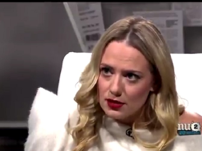 Jelena Veljača u emisiji o kojoj je odgovorila na pitanje "zašto žrtve silovanje odmah ne prijave nasilje"