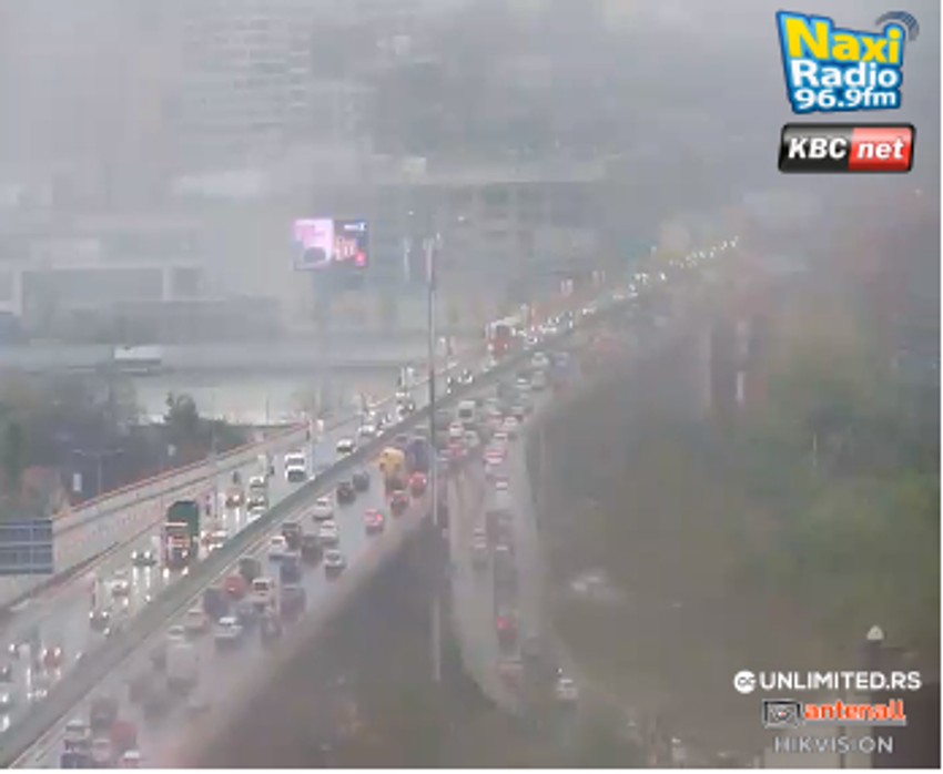 Most Gazela: Gužva u oba smera 