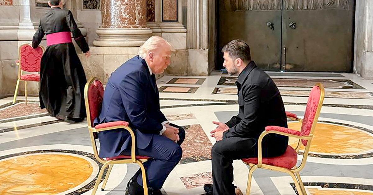 Pope Francis&#39; Funeral. Volodymyr Zelenskyy Meets with Donald Trump