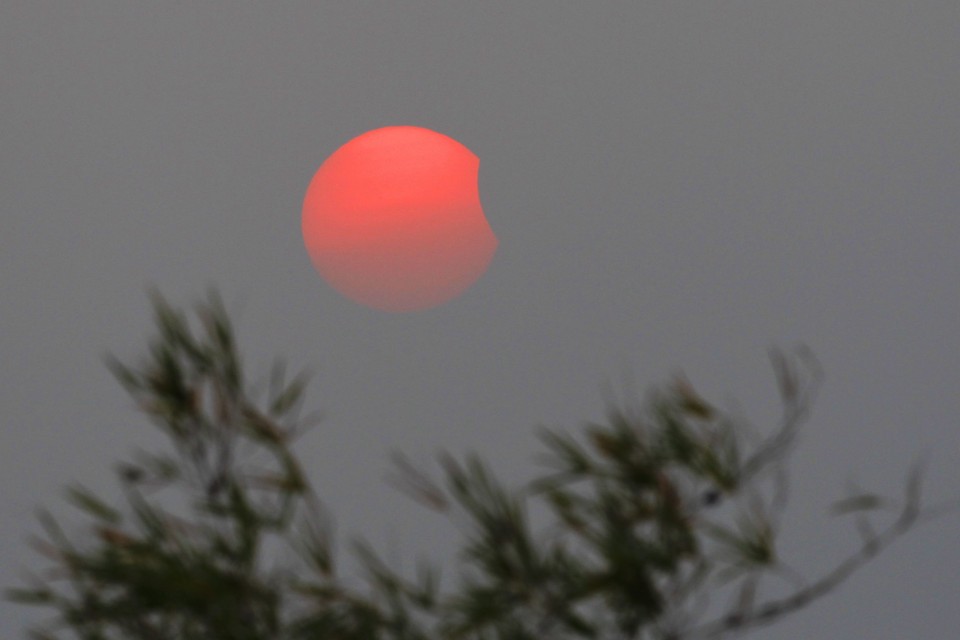 MYANMAR SOLAR ECLIPSE  (Partial solar eclipse in Myanmar)