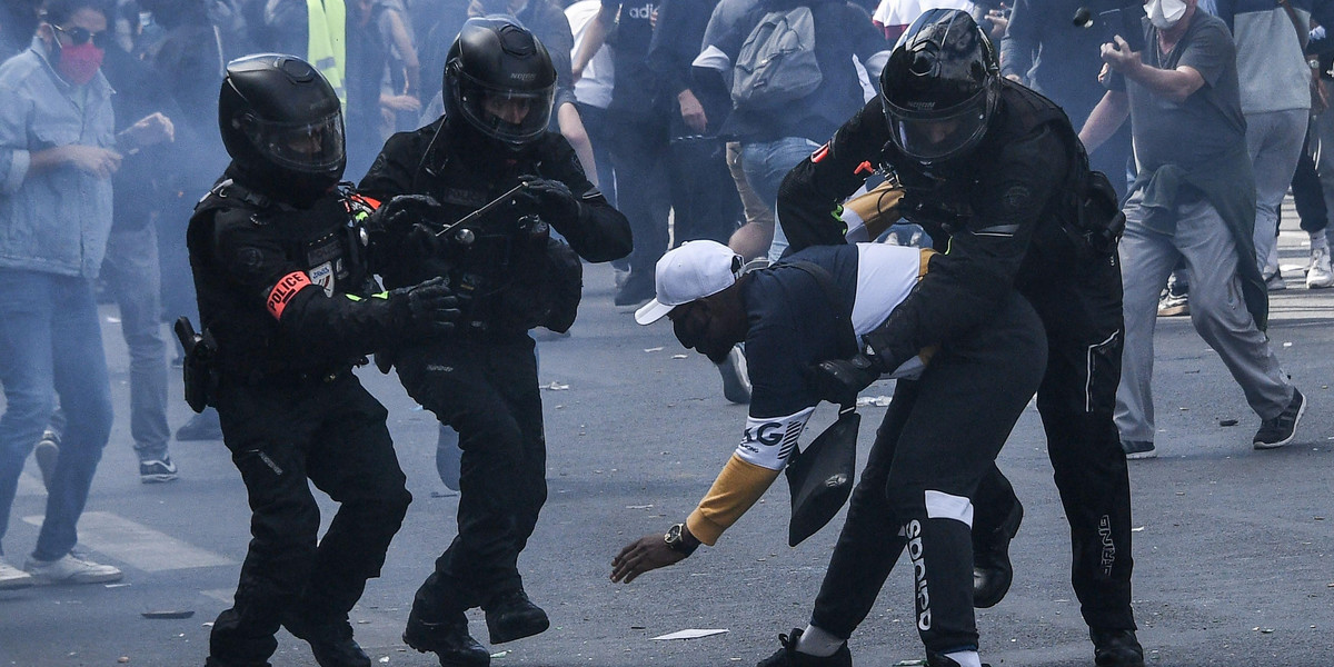 Zamieszki w Londynie i Paryżu po protestach przeciw rasizmowi