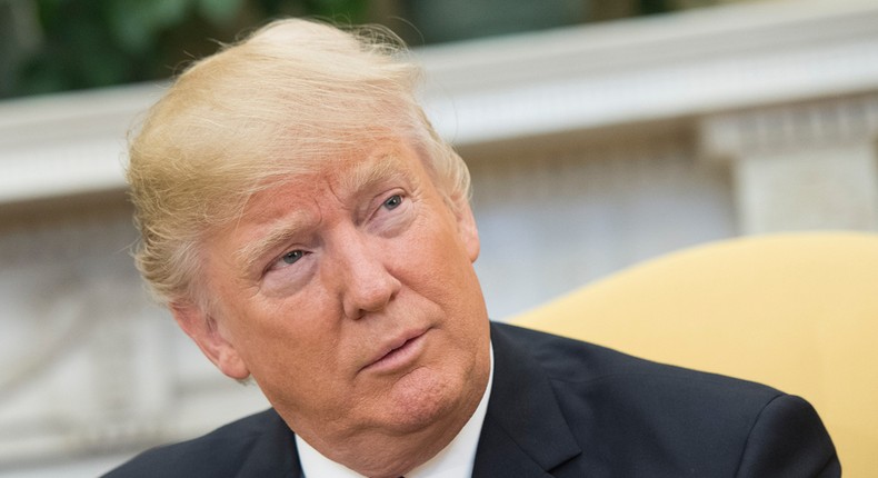 President Donald Trump during a meeting with Prime Minister Justin Trudeau of Canada at the White House on Monday.