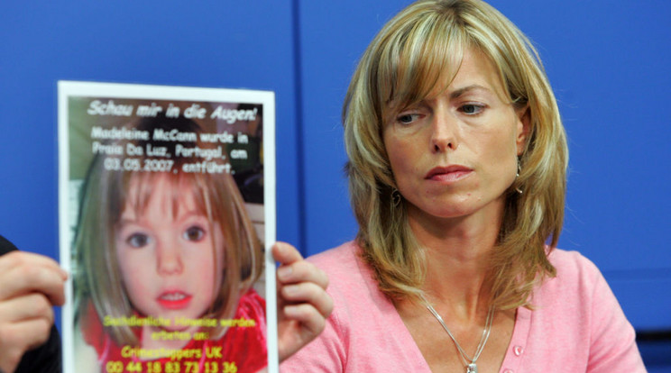 Madeleine McCann édesanyja a mai napig nem adta fel, hogy megtalálja a kislányát. Fotó: Getty Images