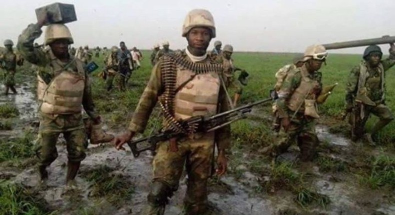 Nigerian troops.