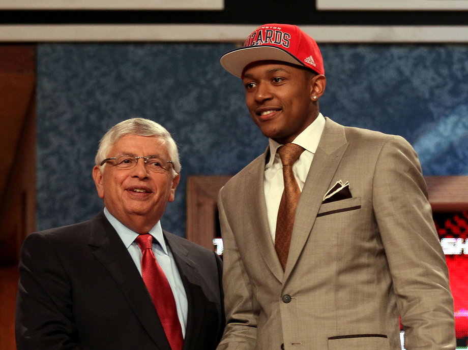 There were other good first-round choices. Bradley Beal was drafted third by the Washington Wizards.