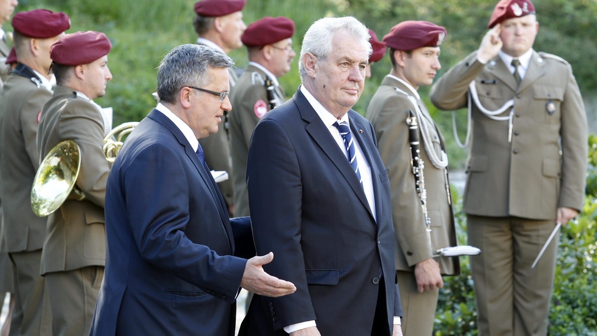 Bronisław Komorowski i Milosz Zeman. 