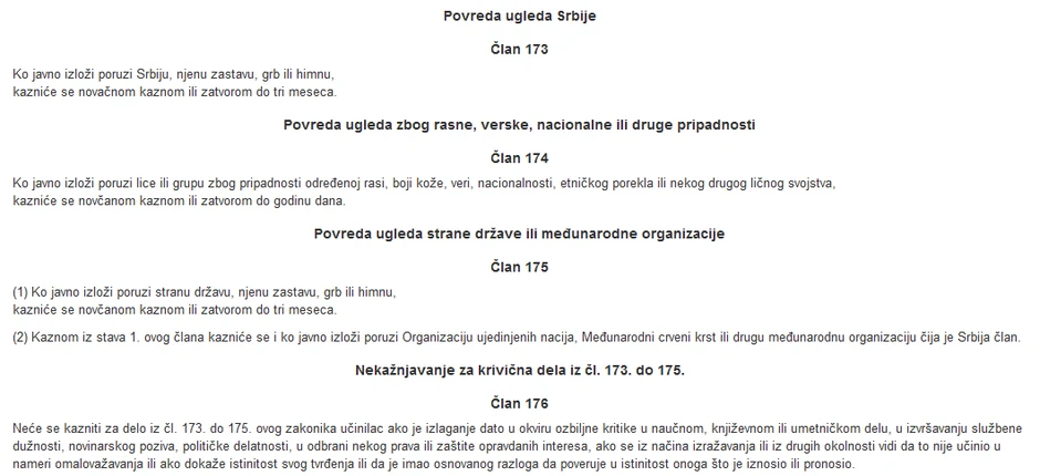 Krivični zakonik Republike Srbije
