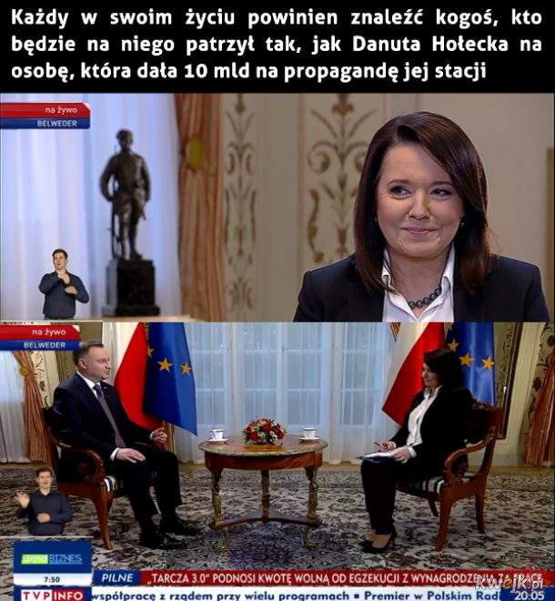 Najlepsze memy o TVP i Danucie Holeckiej