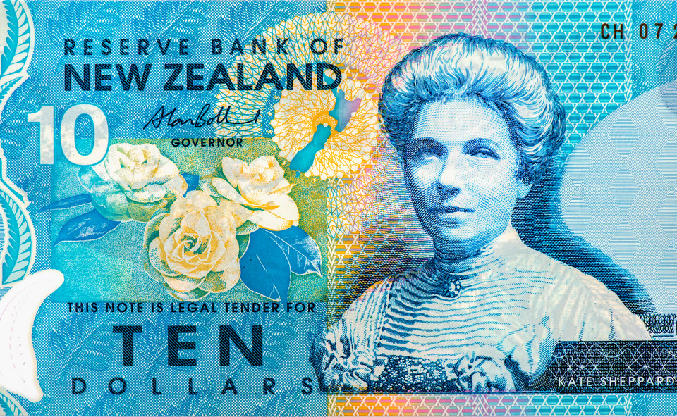 Kate Sheppard, 10 dolarów, Nowa Zelandia