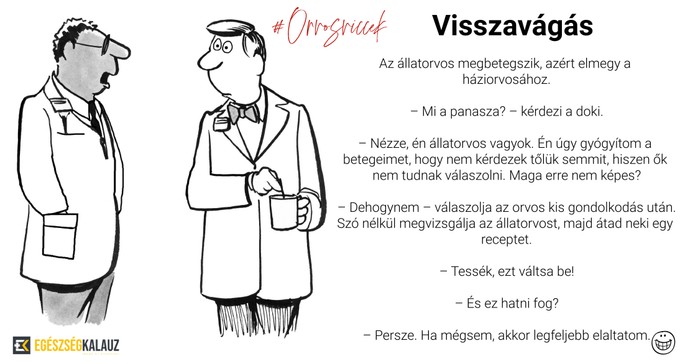 Orvos viccek, napi mosoly: visszavágás!