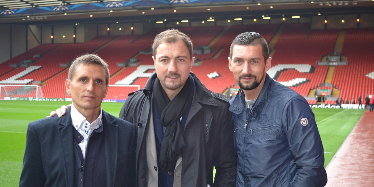 Brosz Dudek na Anfield road