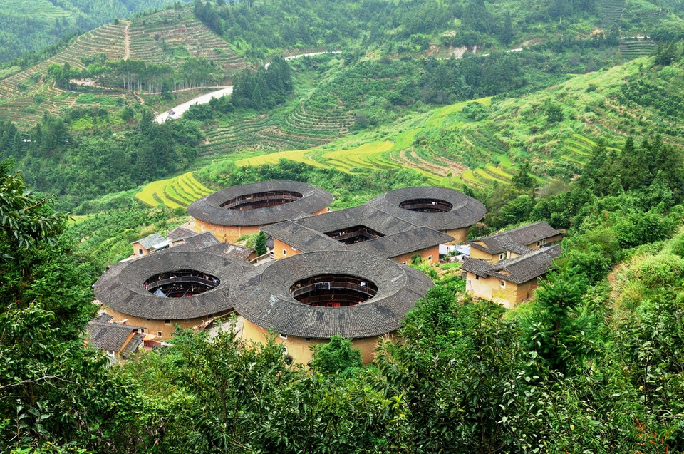 Tulou w regionie Fujian